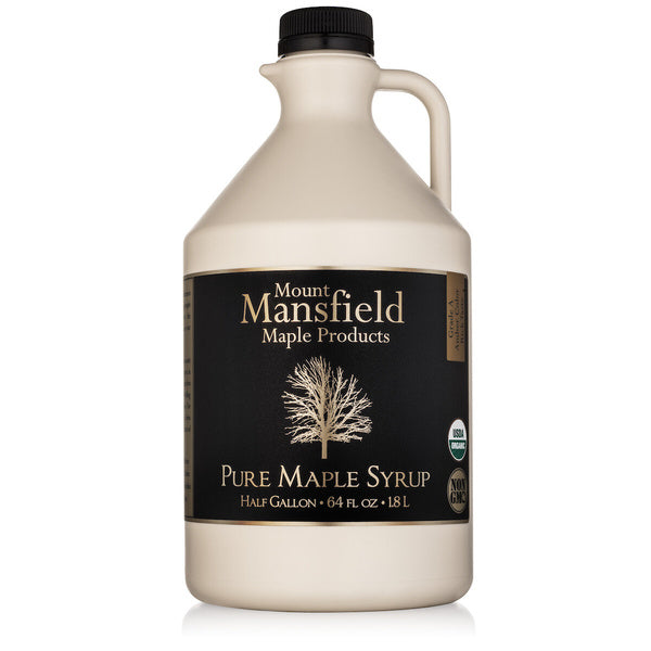 6-PACK OF Syrup Maple Pure Organic Vermont - Grade A Golden Delicate, Mount Mansfield Maple Products