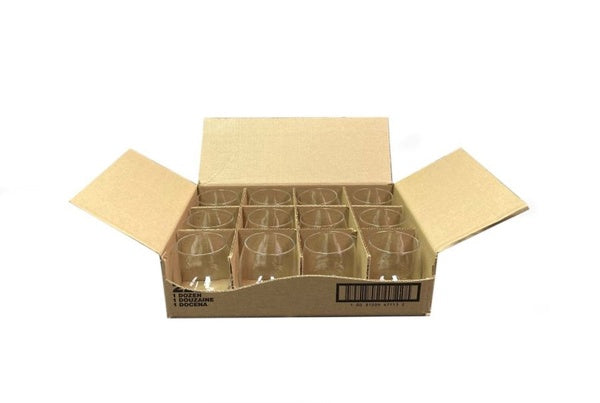 17 OZ-PACK OF GLASS WINE STEMLESS WHT