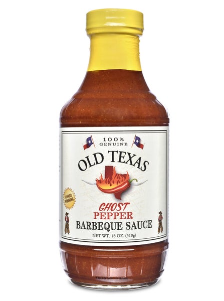 12-PACK OF Sauce BBQ Ghost Pepper Old Texas, Food Imagineering