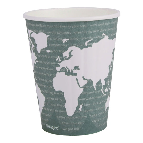 600-PACK OF CUP PAPER HOT INSUL WORLD ART