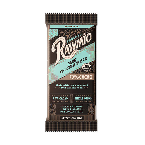 96-PACK OF Chocolate Bar - Premium Dark 70% with Vanilla - 1 case
