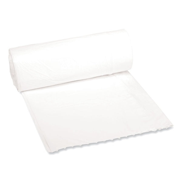 500-PACK OF Liner Aeroliner Boardwalk H4832LWKR01 24" x 32" Low-Density Waste Can Liners - 16 Gallon White (25 Bags/Roll, 20 Rolls/Carton) for Heavy-Duty Use
