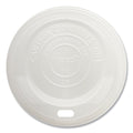 1000-PACK OF Lid Plastic Eco-Friendly World Centric CULCS8 PLA Lids for Hot Cups - 1,000 Count in White for Sustainable Serving
