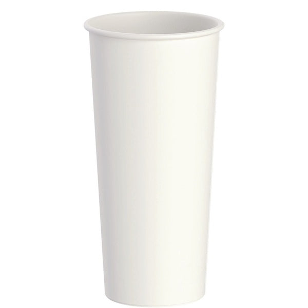 600-PACK OF Cup Paper SOLO DWTG24W Thermoguard 24 oz Insulated Paper Hot Cups with Sustainable Forest Print - 600 Count, White