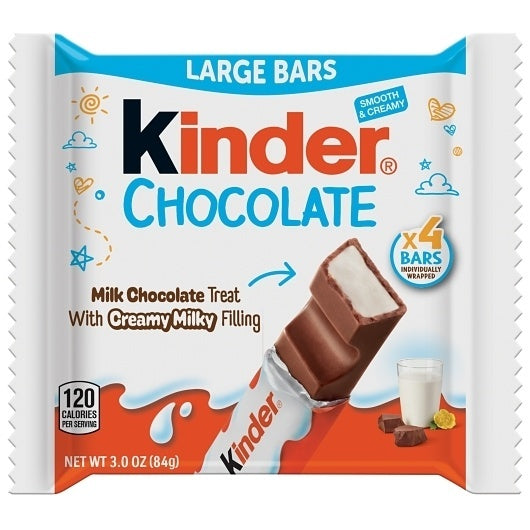96-PACK OF T4X16X6 Multi - Milk Chocolate Bar Kinder Maxi, 6 - 16 - 3 Oz