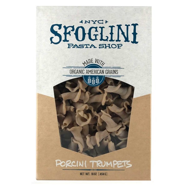 6-PACK OF Pasta Trumpets Porcini, Sfoglini Pasta