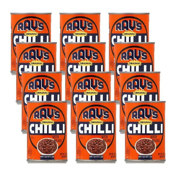 12-PACK OF Soup Chili With Beans Rays 15 oz