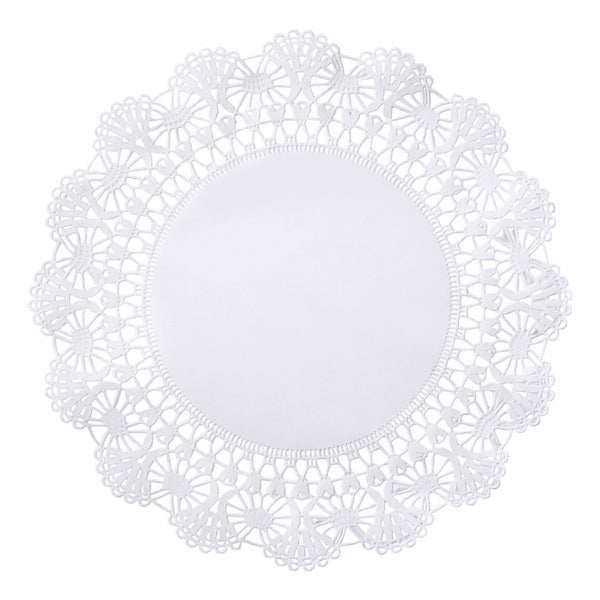 1-PACK OF DOILY LACE 10IN RND WHT CAMBR