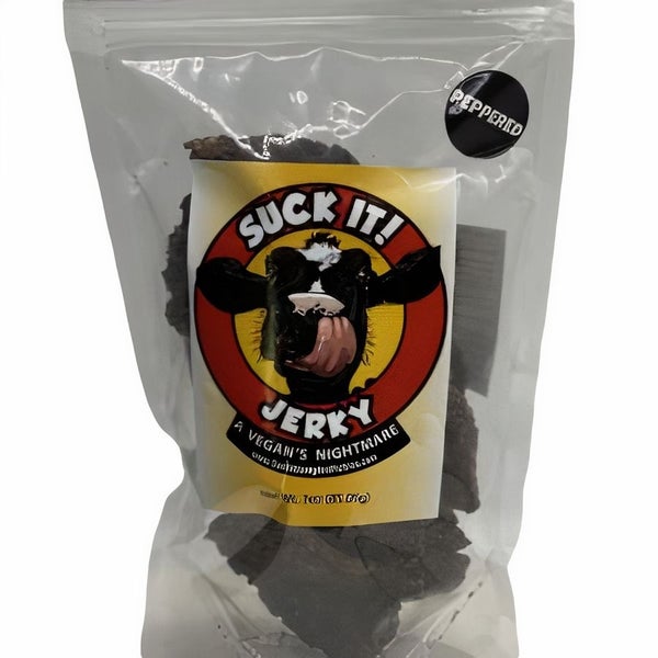 12-PACK OF Jerky Peppered, Suck it! Jerky and Pickles