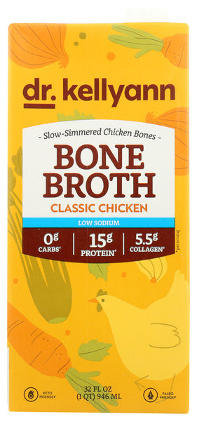 6-PACK OF Broth Chicken Dr Kellyann 32 fo