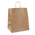 200-PACK OF BAG FOOD PAPER SHOPPER (COMPARE TO DURO SUPER ROYAL) 14 X 16.5 X 9.6 INCH