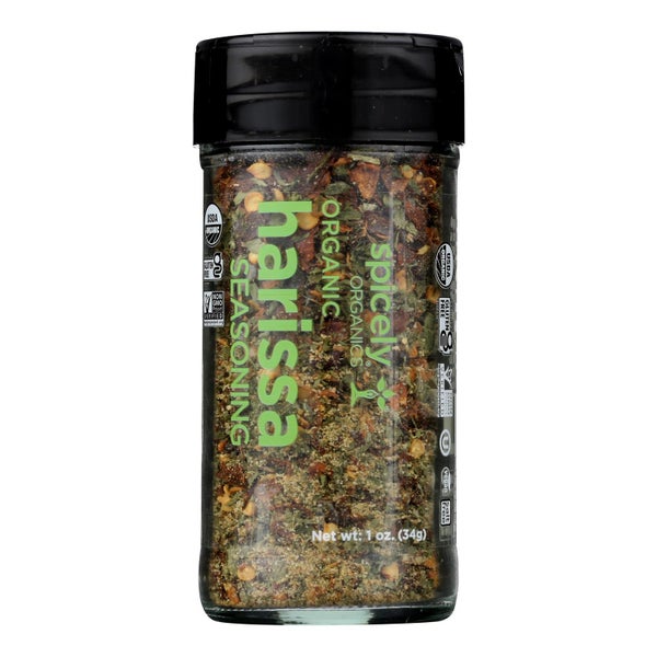 3-PACK OF Seasoning Herb Harissa Organic Spicely Organics 1 oz
