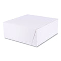 100-PACK OF Box Bakery SCT 1573 Standard Bakery Boxes - 10x10x4 Inches - White One-Piece Non-Window Boxes (100 Count)