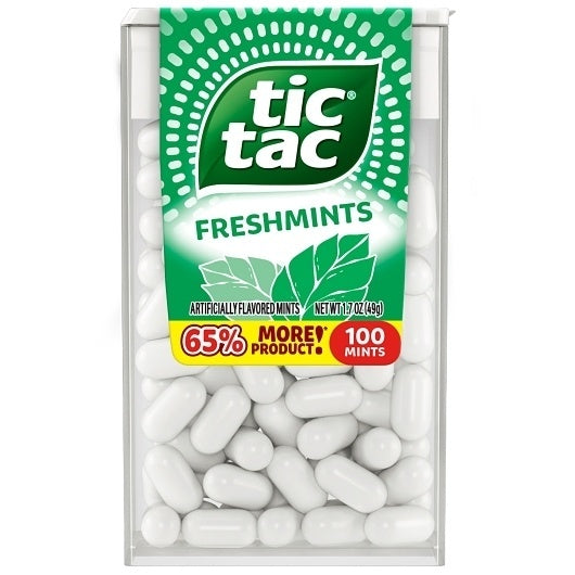 288-PACK OF Fresh Breath Mints, Freshmints, Hard Candy Mints Tic Tac, 24 - 12 - 1.7 Oz