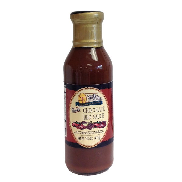 12-PACK OF Sauce BBQ Chocolate Rosie's, Stello Foods