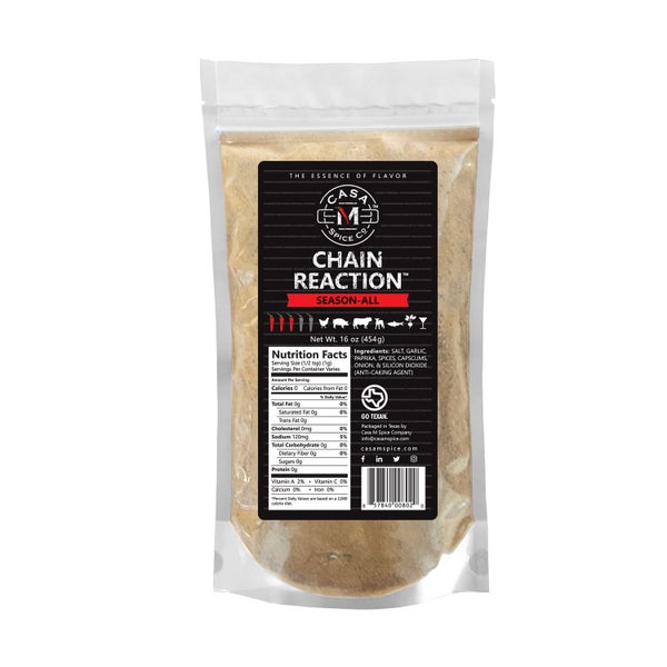6-PACK OF Seasoning Chain Reaction Bulk Bag, Casa M Spice
