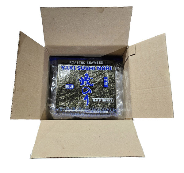 100CT-PACK OF SEAWEED DRIED NORI 1/2 SHEET