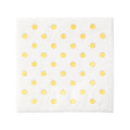 12-PACK OF Napkin Cocktail w/ Gold Dots Design