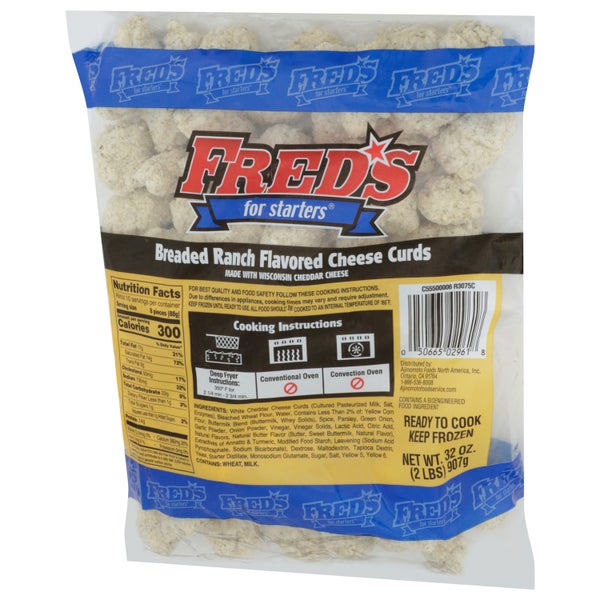2 LB-PACK OF APTZR CHEESE CURD CHDR RANCH