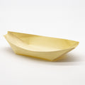 100-PACK OF Boat Serving 9" Natural Wooden Boat
