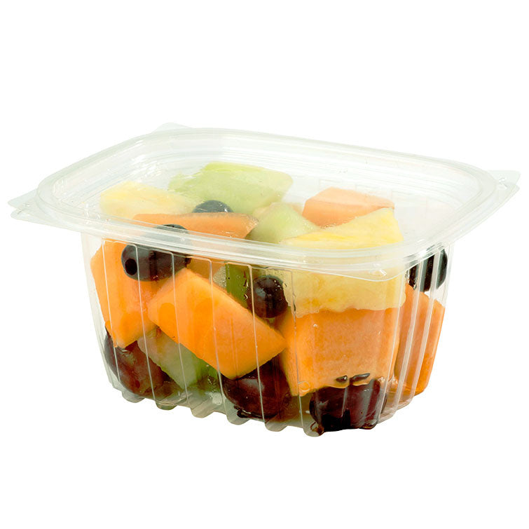 900-PACK OF CONTAINER TOGO World Centric 16 oz Rectangular Compostable PLA Deli Containers | 900 count