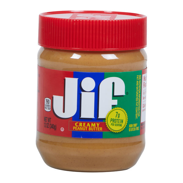 12-PACK OF PEANUT BUTTER CREAMY