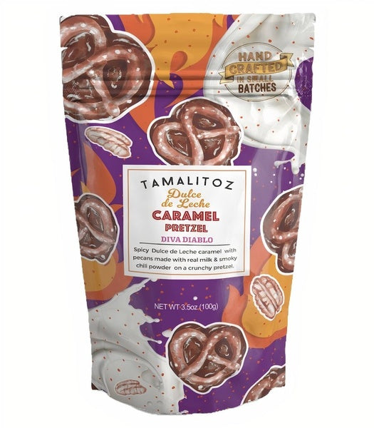 12-PACK OF Candy Caramel, Dulce de Leche Caramel - Diva Diablo, Sugarox Candy Studio