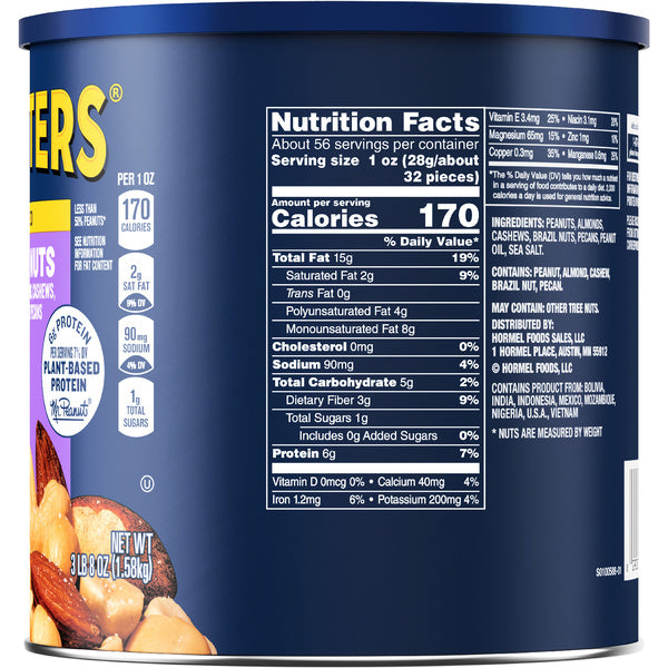 6-PACK OF NUT MIXED W/PEANUT