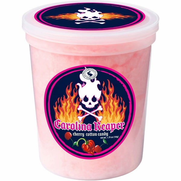 36-PACK OF Candy Cotton Candy Carolina Reaper Cherry, Chocolate Storybook