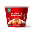 6-PACK OF Noodle Soup, Brown Rice and Millet Kimchi, GloryLand Food USA