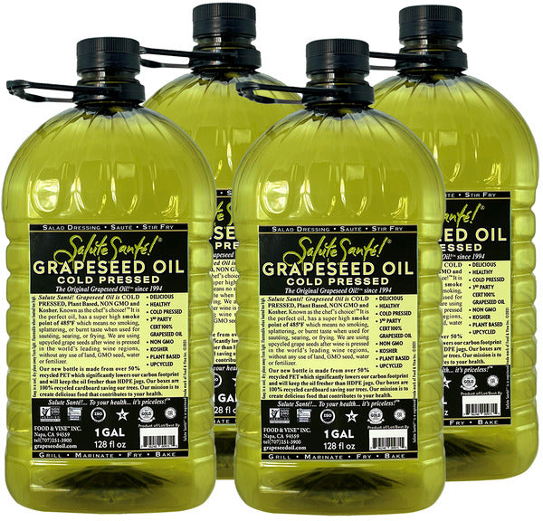 4-PACK OF OIL GRAPESEED