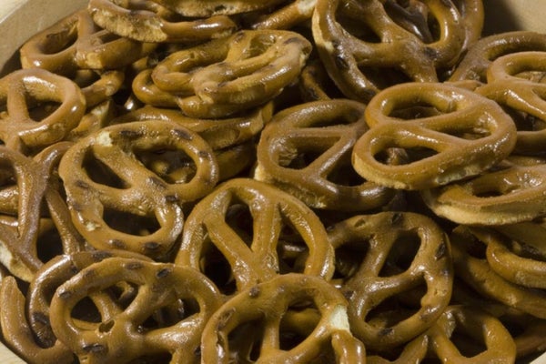 12-PACK OF Pretzel Mini Spelt, No Salt, Organic, 12X8 Oz