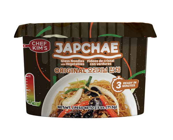 6-PACK OF Chef Kim's Japchae, Original, 6/2.5 oz.