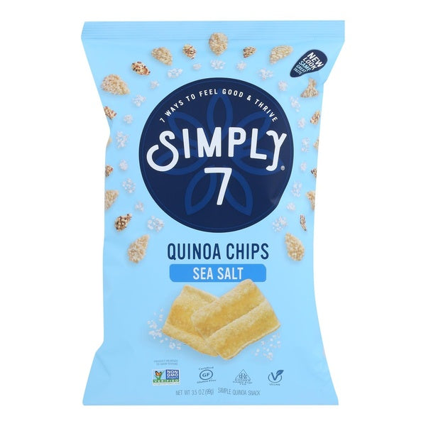 8-PACK OF Snack Chip Quinoa Simply 7 3.5 oz