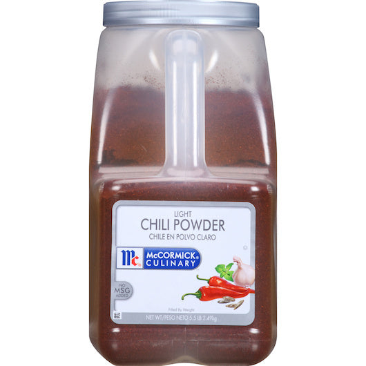 3-PACK OF Light Chili Powder Mccormick Culinary, 3 - 5.5 Lb