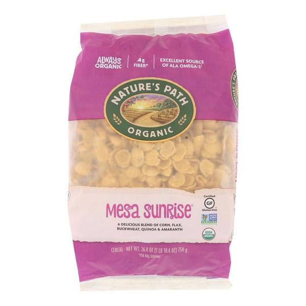 6-PACK OF Cereal Organic Flakes Nature's Path 26.4 oz