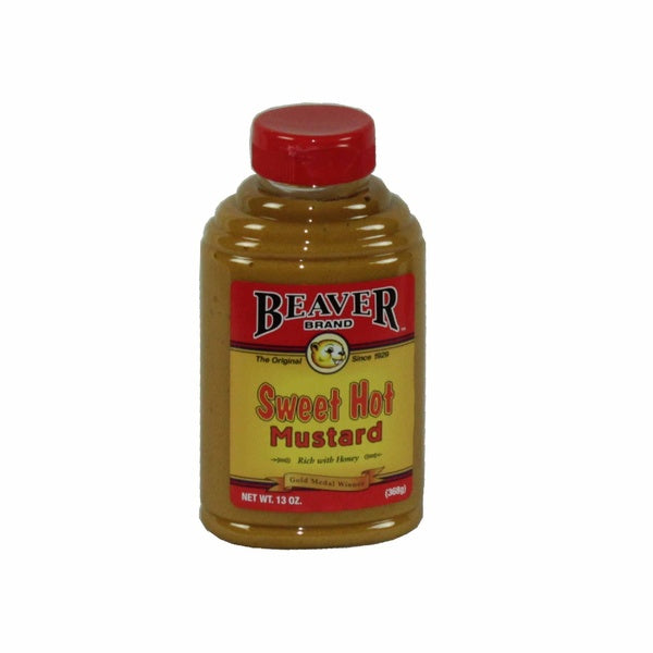 6-PACK OF MUSTARD HOT-N-SWEET SQZ BTL