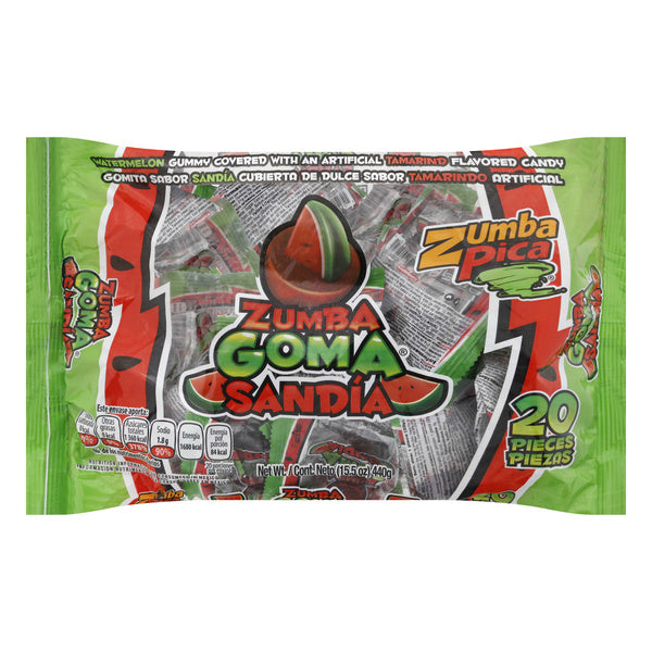 20-PACK OF CANDY FRUIT WATERMELON 15.5 OUNCE - CASE OF 20