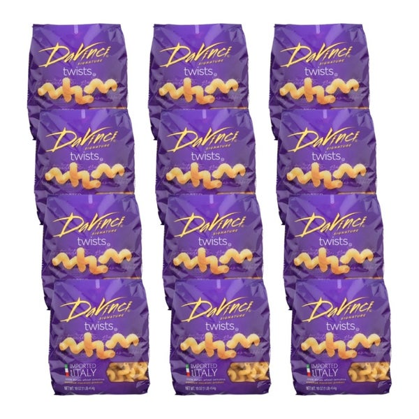 12-PACK OF Pasta Spiral Twists Davinci (S&E) 16 oz