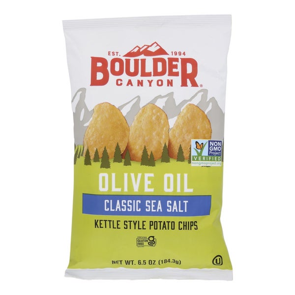 12-PACK OF CHIP POTATO KETTLE COOKED OLIVE OIL