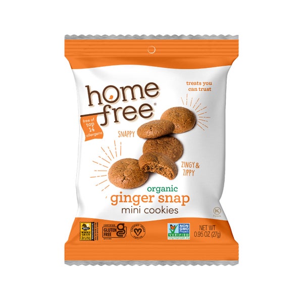 30-PACK OF COOKIE GINGER SNAP ORGANIC