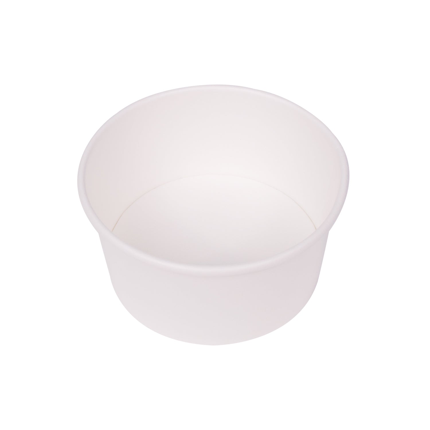 500-PACK OF Container Takeout Karat 500 ct 6 oz Gourmet Paper Food Container | White | 96 mm