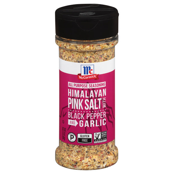 6-PACK OF SEASONING ALL PINK SALT, PEPPER AND GARLIC CASE OF 6