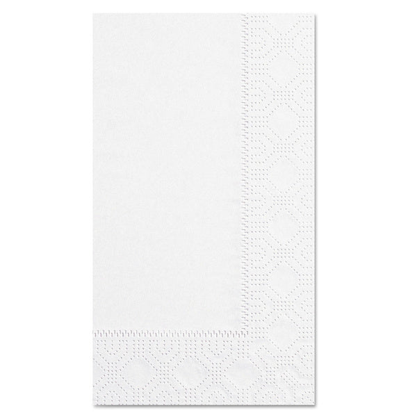 1000-PACK OF Napkin White Hoffmaster 180500 White 2-Ply Dinner Napkins - 15 x 17 Inches - 1000 Count for Elegant Dining