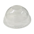 12-PACK OF LID PLAS DOME CLR 16/24 N/HOLE