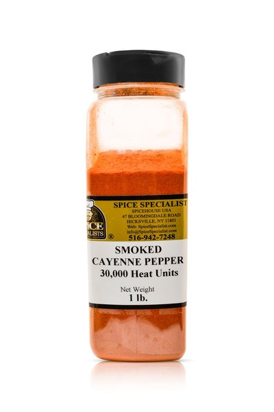 12-PACK OF Smoked Cayenne Pepper - 30,000 SHU - 12 Pack of 1 lb. Containers