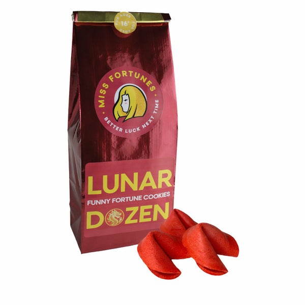 6-PACK OF Cookie Fortune The Lunar Dozen Miss Fortunes