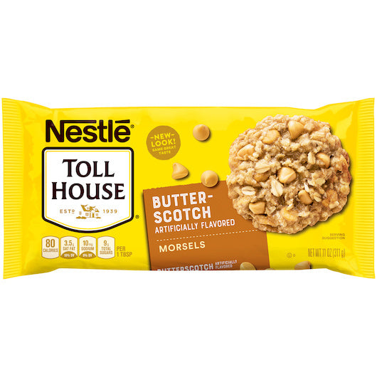 12- PACK OF Butterscotch Morsels Toll House, 12 - 11 Oz