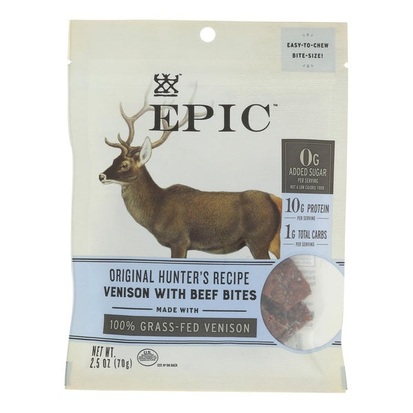 8-PACK OF BEEF JERKY VENISON, ORIGINAL HUNTER'S RECIPE