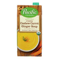12-PACK OF Soup Carrot Ginger Cashew Pacific Foods 32 oz